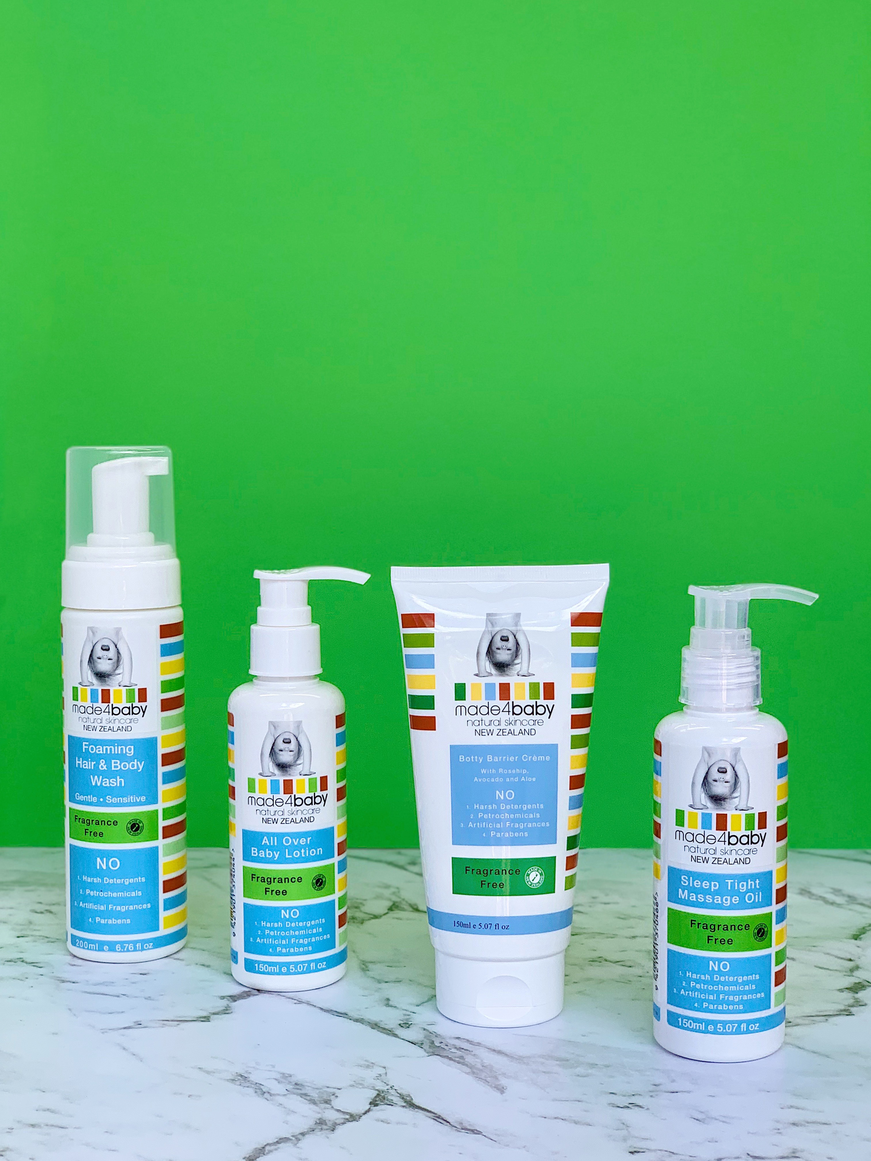 Made4Baby natural skincare products